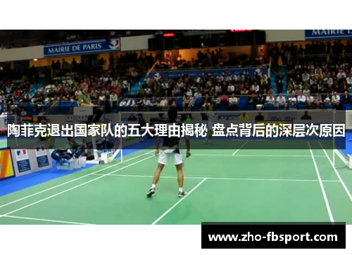 陶菲克退出国家队的五大理由揭秘 盘点背后的深层次原因