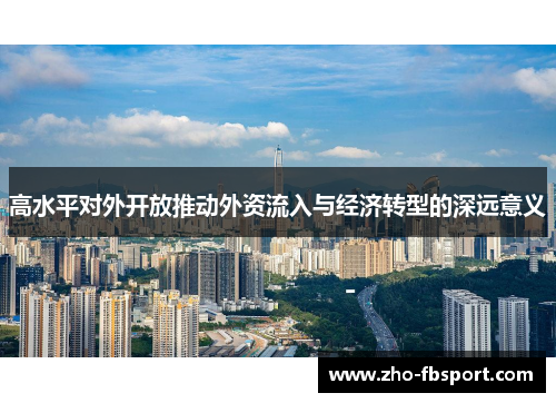 高水平对外开放推动外资流入与经济转型的深远意义 高水平对外开放推动外资流入与经济转型的深远意义